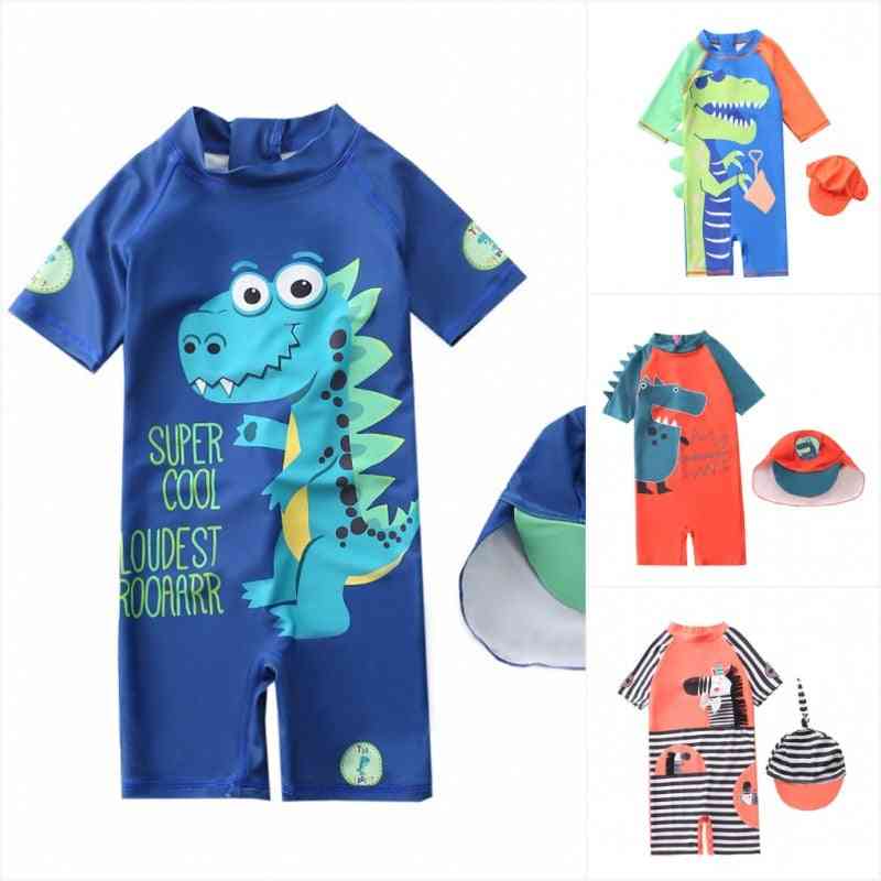 Children's Swimsuit, Dinosaur Uv Baby Bathing Suit