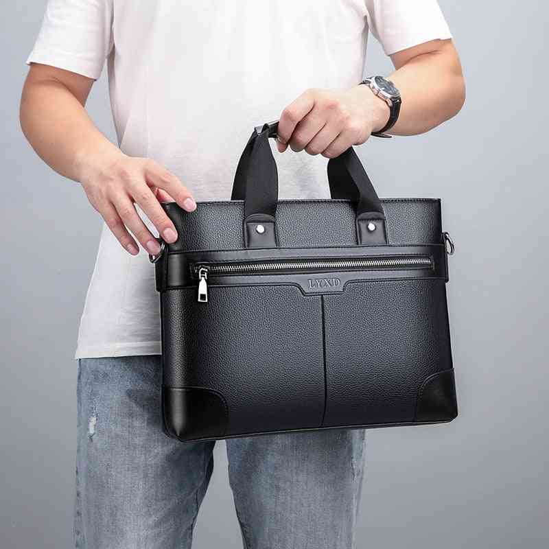 Pu Leather Shoulder Bag Briefcases