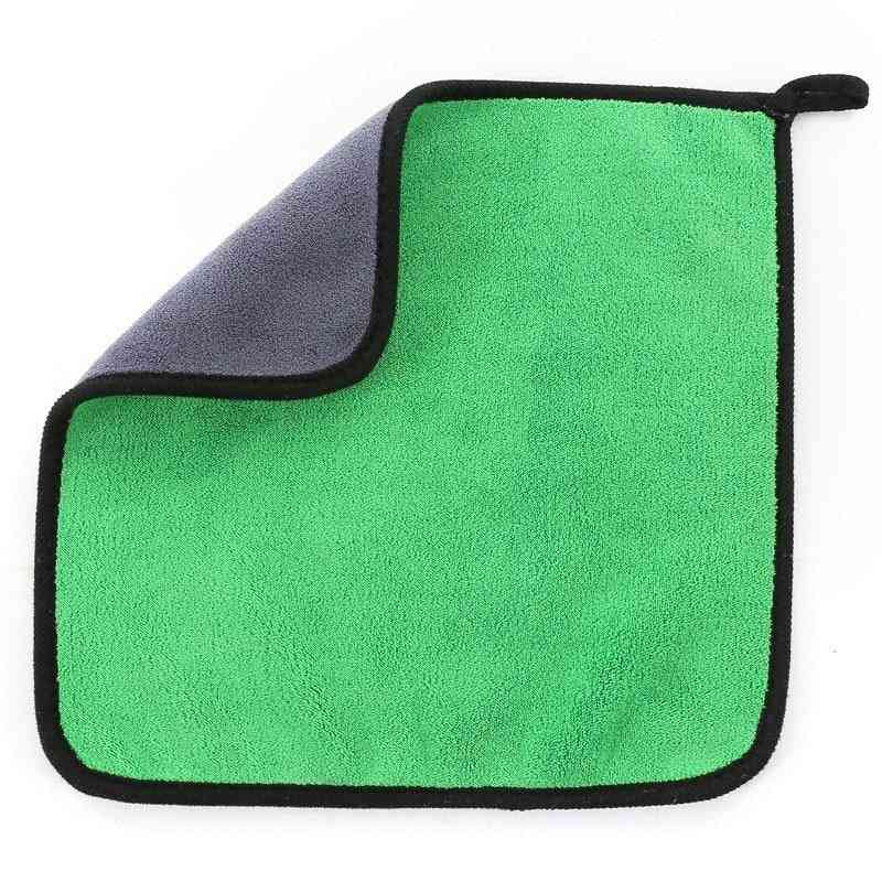 Thickened Car Cleaning Towel, Microfiber Coral Velvet Cloth