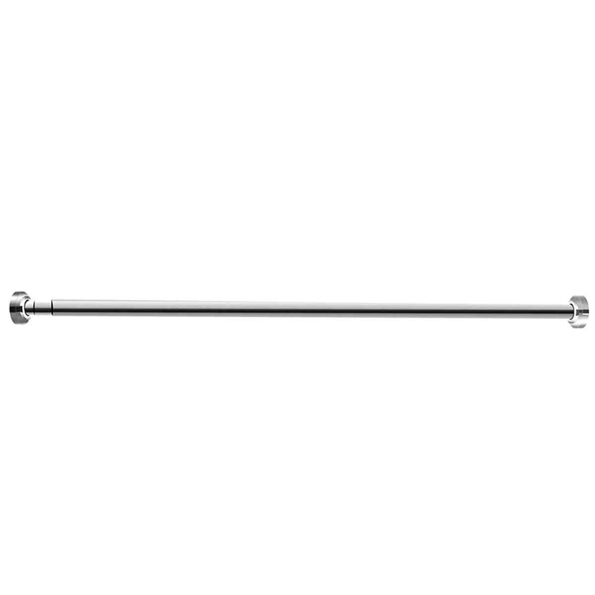 Shower Curtain Pole Adjustable Stainless Steel Spring Tension Rod Rail