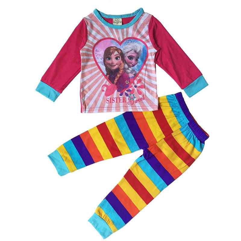 Anna Elsa Princess Series Pajamas Sets, Baby & Clothes