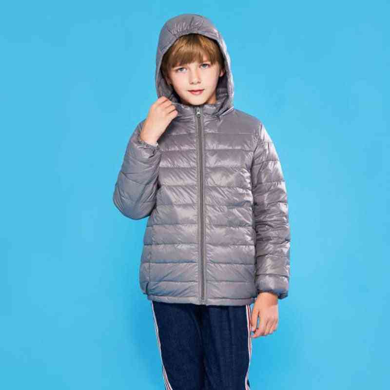 Winter Hooded Down Jackets, Warm Coats Set-1