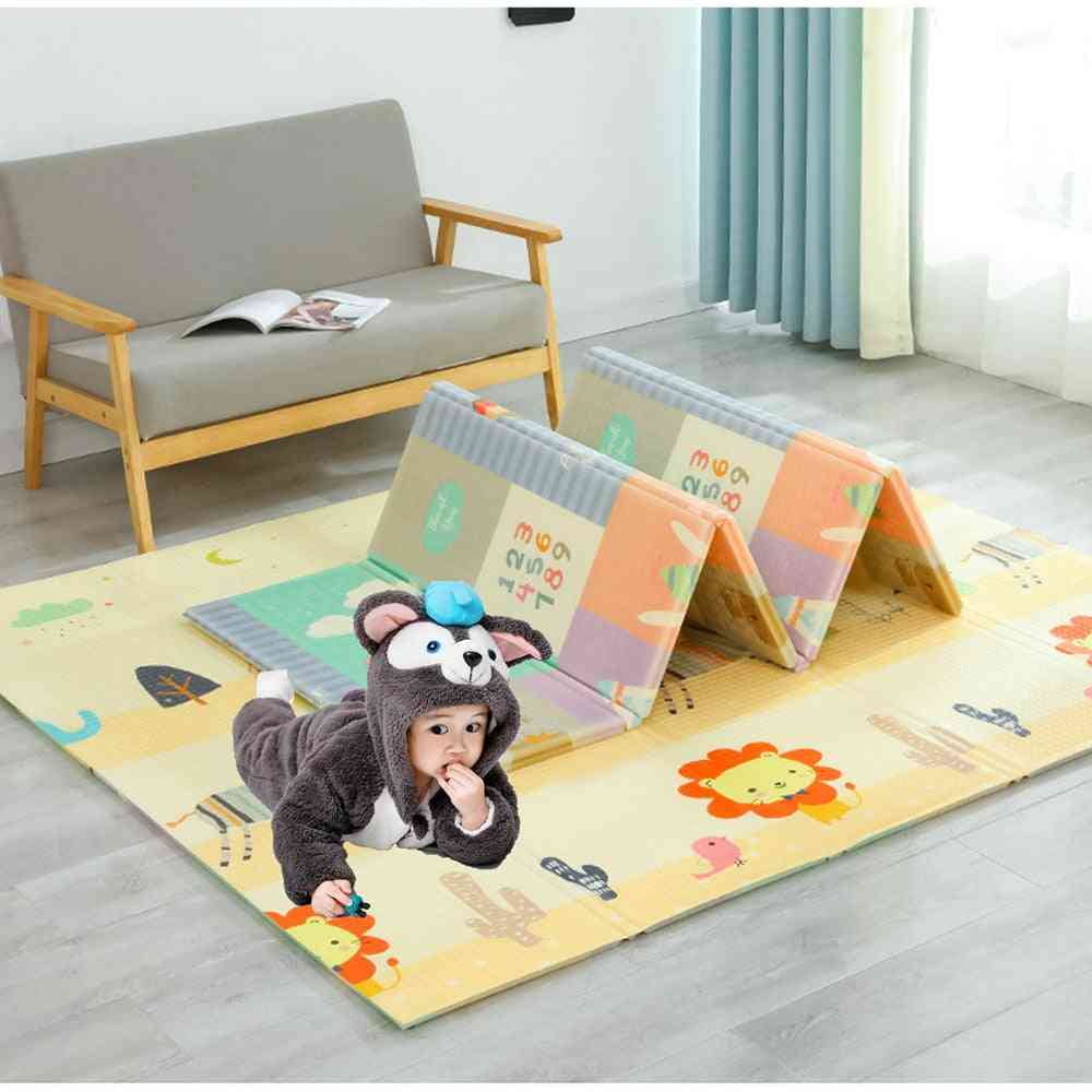 Multiple Pattern- Foldable Play Mat Carpet, Climbing Activities, Games For Baby