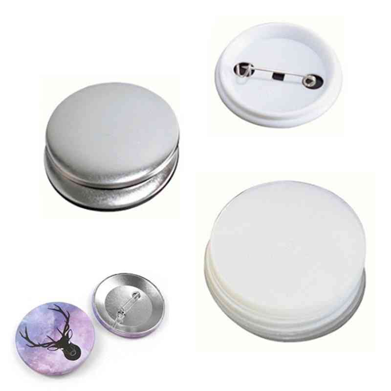 Blank Pin Badge Buttons For Press Button Making Machine
