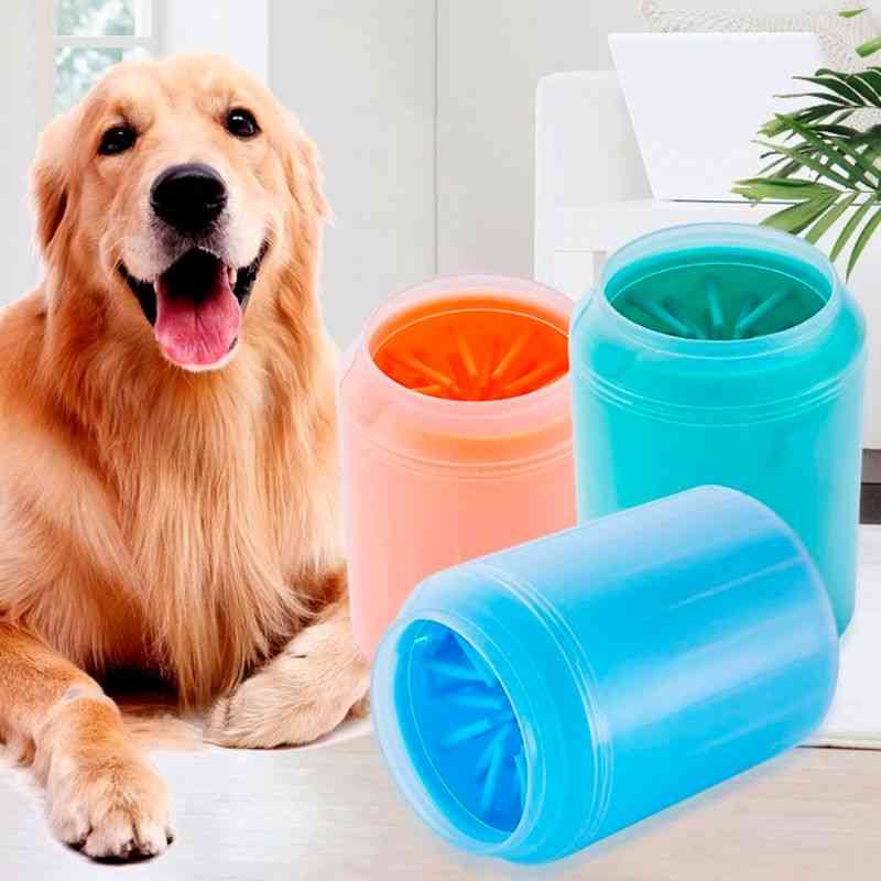 Soft Silicone Combs- Dog Paw Cleaner Brush, Wash Foot, Cup Bucket