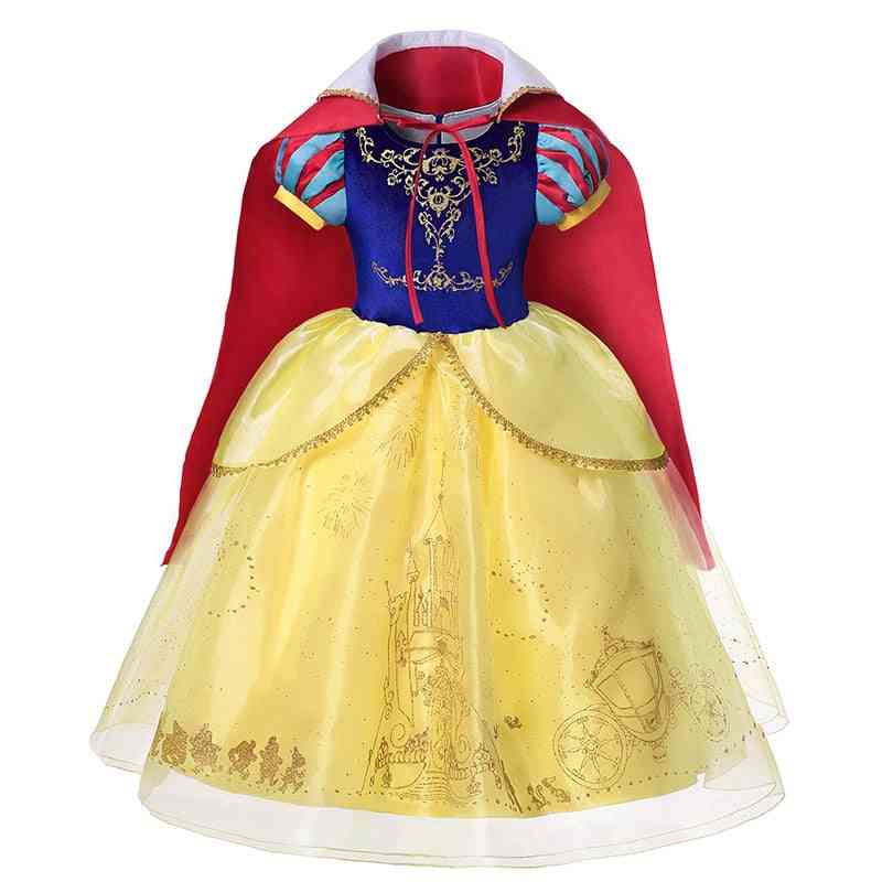 Prinsesse kjole, pige elsa anna kjole kostumer børn fest kjoler
