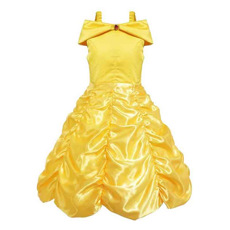 Letní princeznovské šaty, dívčí šaty elsa anna dětské oblečení