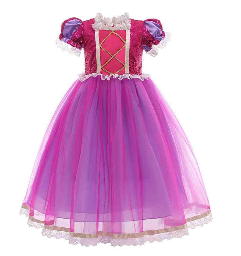 Nové karnevalové veľkonočné oblečenie kvetinové princeznovské spoločenské šaty