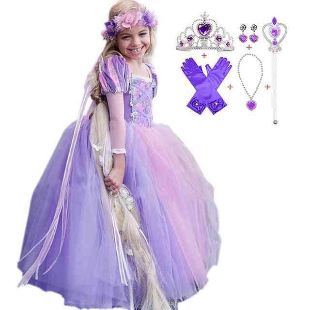 Nové karnevalové velikonoční oblečení květina princezna společenské šaty