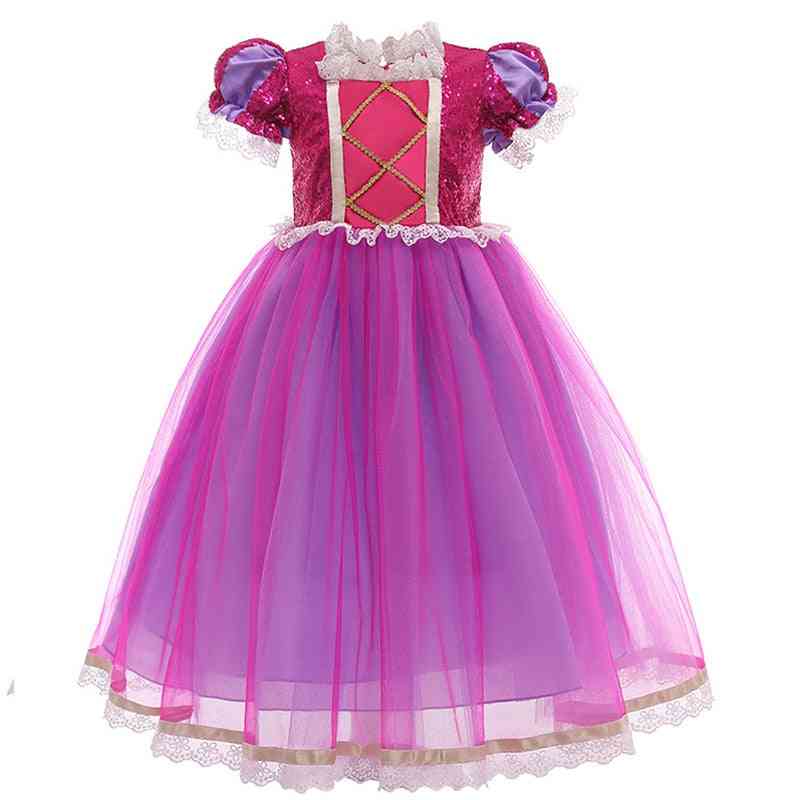 Nové karnevalové velikonoční oblečení květinové princeznovské šaty (sada 4)