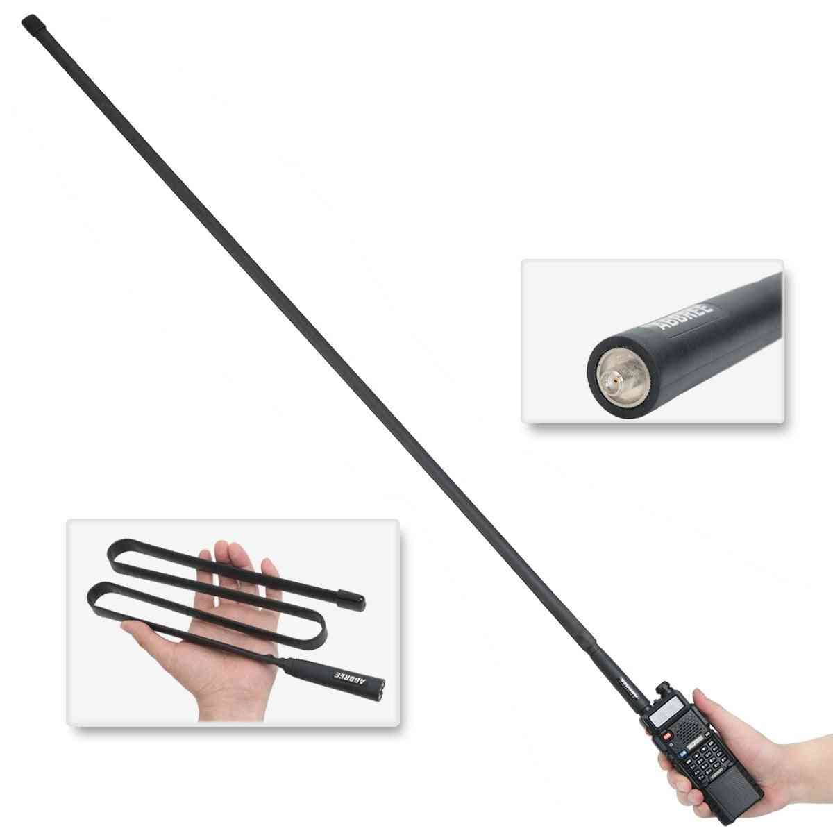 Vikbar taktisk antenn för baofeng walkie talkie