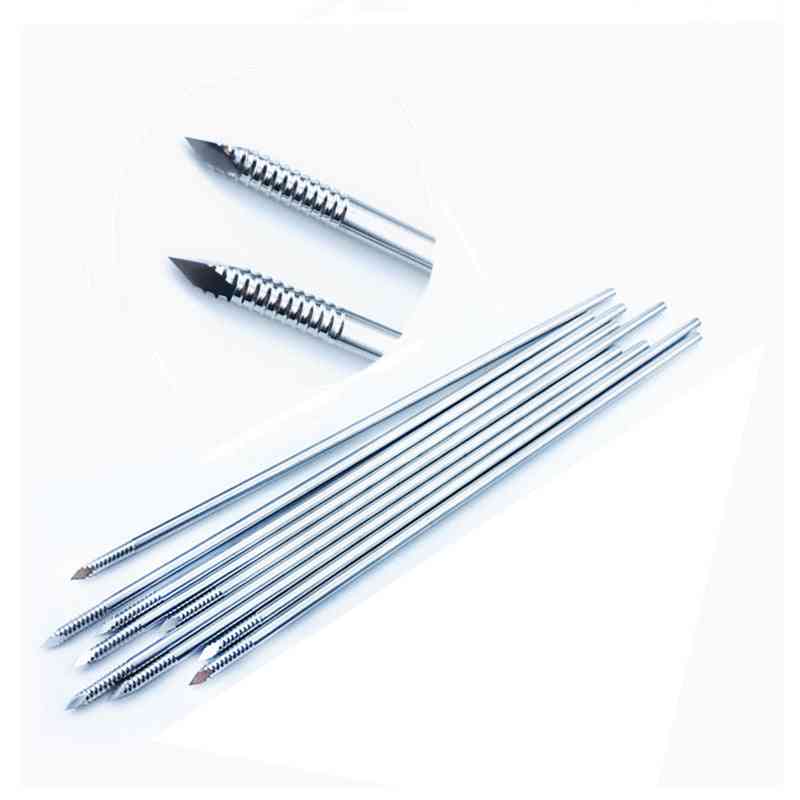 Stainless Steel- Partial Threaded, Kirschner Wires Veterinary, Orthopedics Instruments