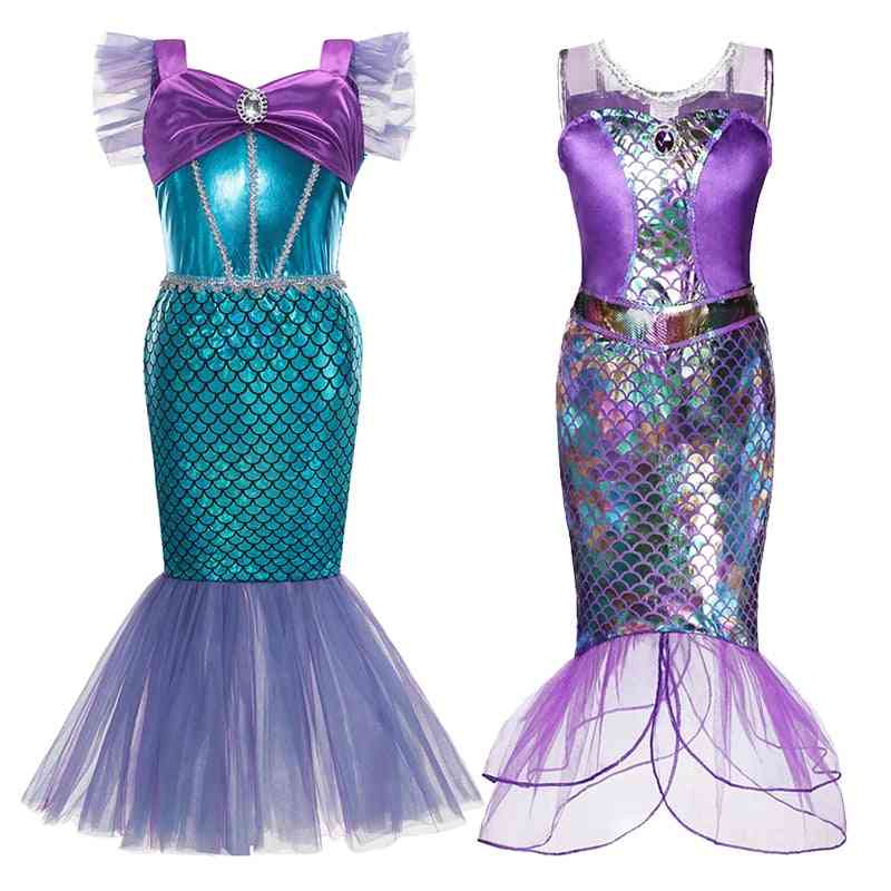 Mermaid Ariel, Princess Dress Up Sets- Cosplay Costumes For