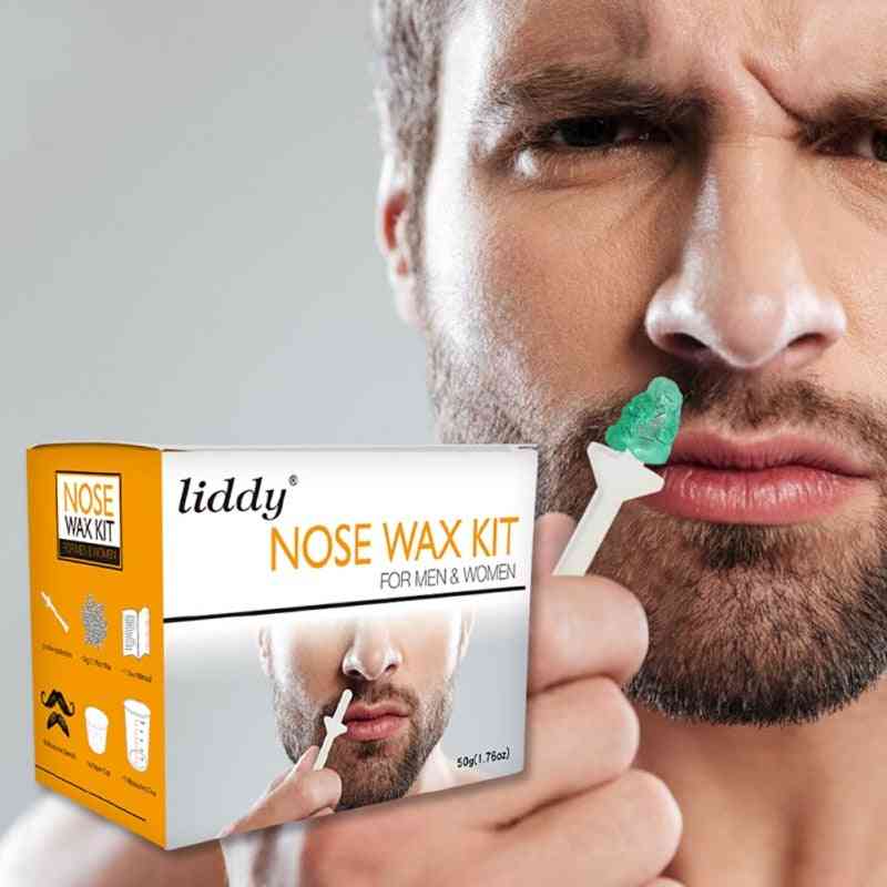 Prenosni komplet voska za nos za odstranjevanje dlak, kozmetično orodje za moško depilacijo nosu