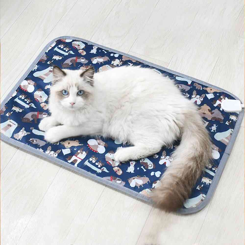 Pet Electric Blanket Bed, Heating Pad, Cat, Dog, Body Winter Warmer Carpet, Heated Seat