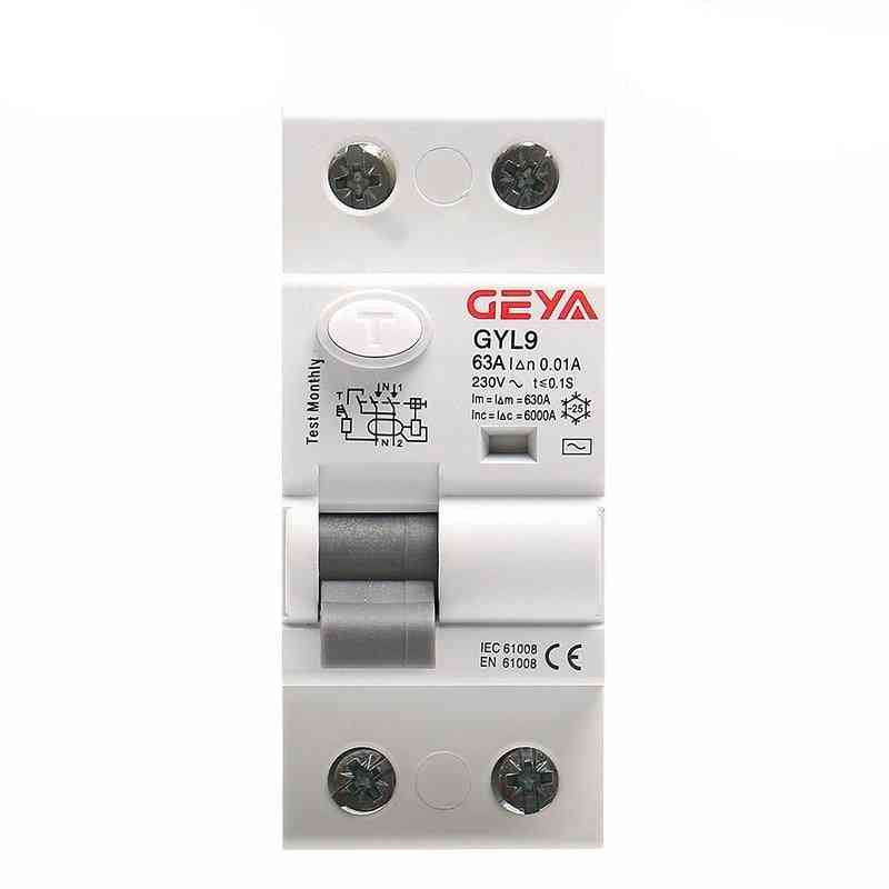 Geya Gyl9 Ac Type Rccb Residual Current Circuit Breaker