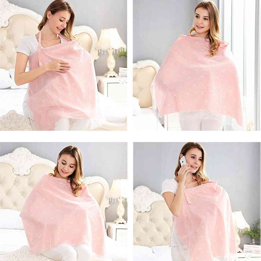 Mother Breastfeeding Towel, Cotton Baby Feeding Nursing Covers Anti-glare Cloth