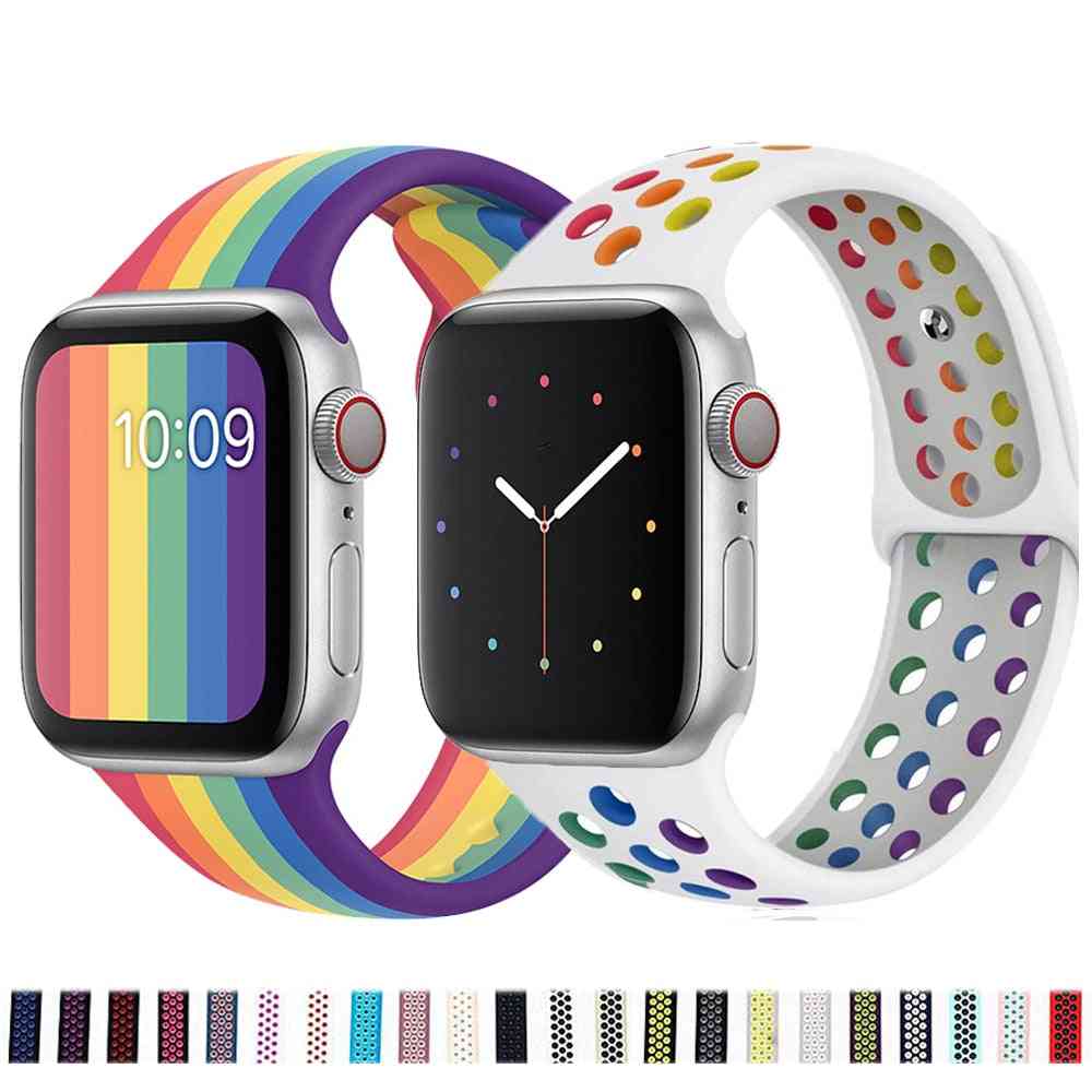 Soft Silicone Band For Apple Watch ( Set 1)