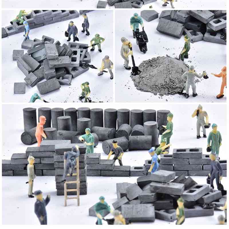 Miniature Imitation Brick Diy Set Sand Table Diorama Landscape