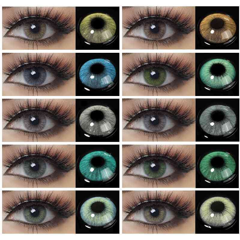 Naturlig lyst kosmetisk øjenkontaktlinse