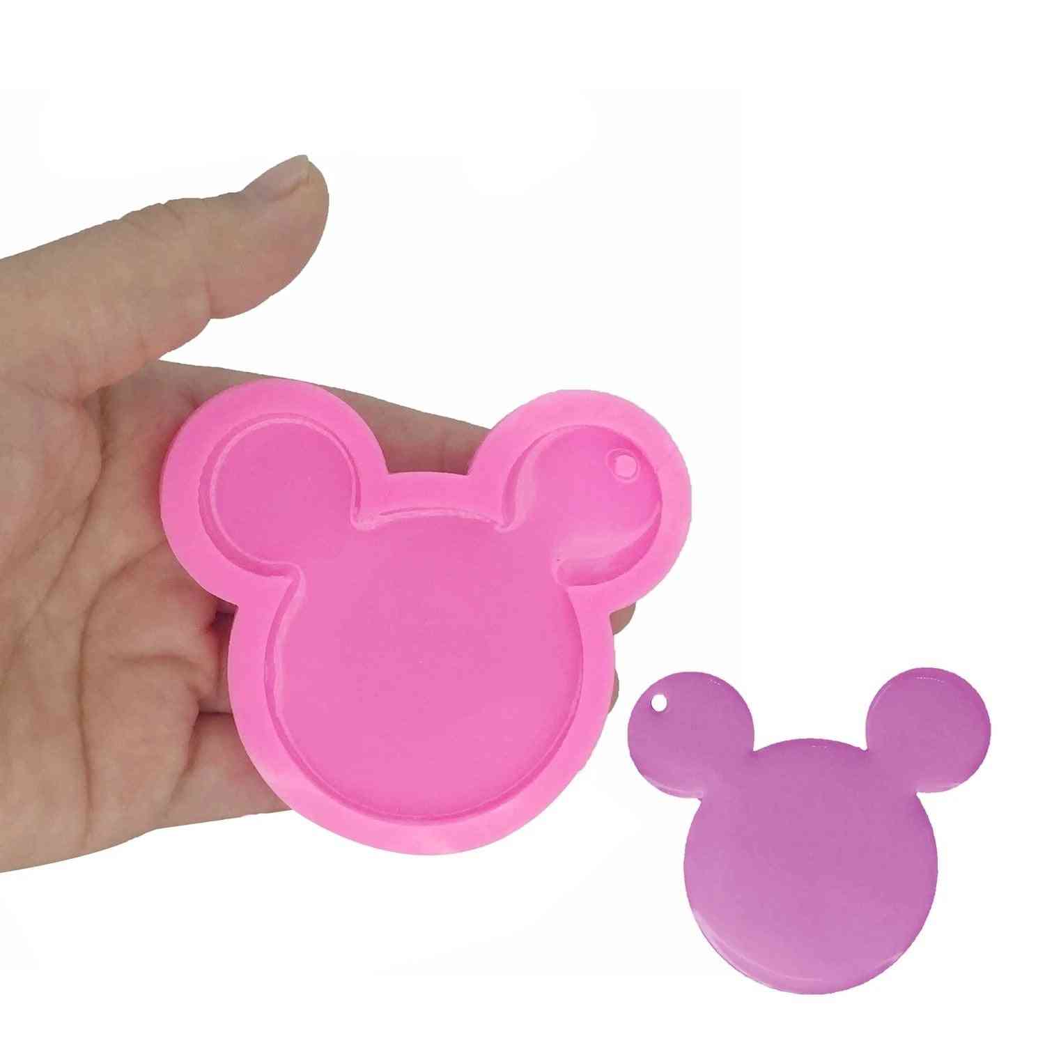 Mouse Head Silicone Mould, Epoxy Craft Molds