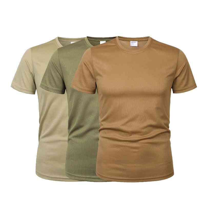 Urheiluvaatteet - sotilaallinen rashguard, lyhythihainen taktinen fitness, rento t-paita