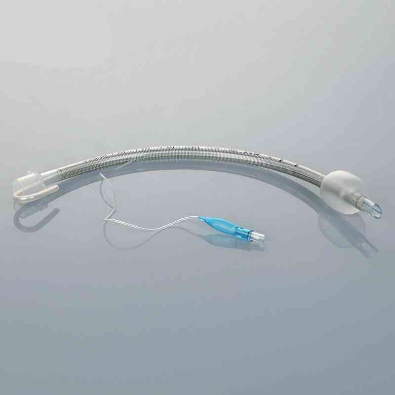 Tube endotrachéal renforcé médical à ballonnet, endotrachéal animal avec sac