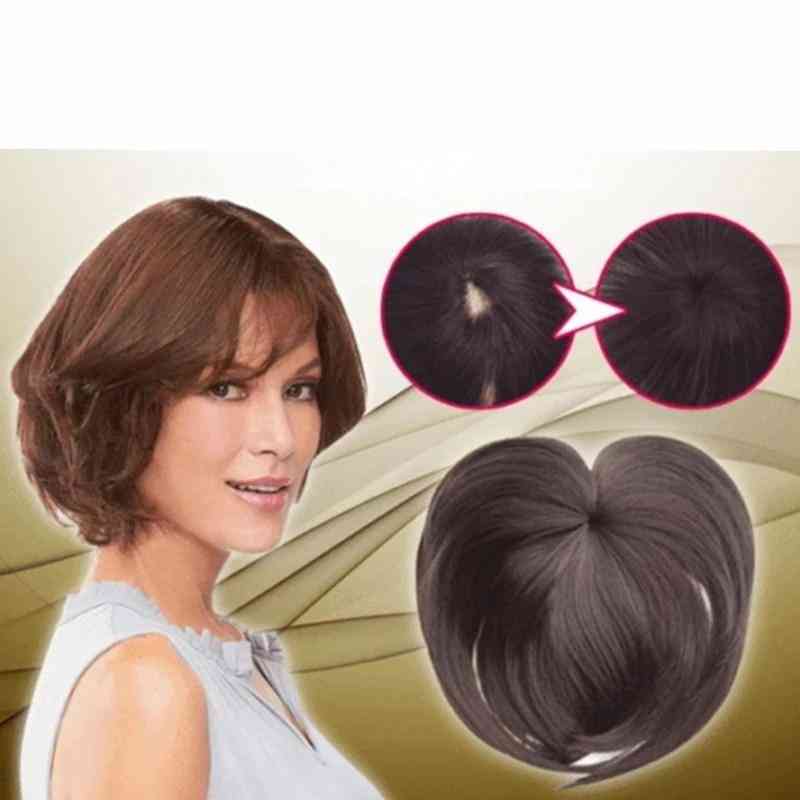 Silky Clip-on Hair Topper Wig Heat Resistant Fiber Hair-extension