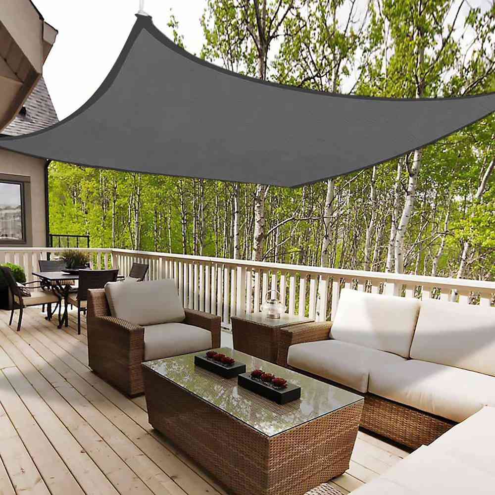 Sun Shelter, Sunshade Protection, Outdoor Canopy, Garden Patio Pool Shade, Sail Awning Camping Net