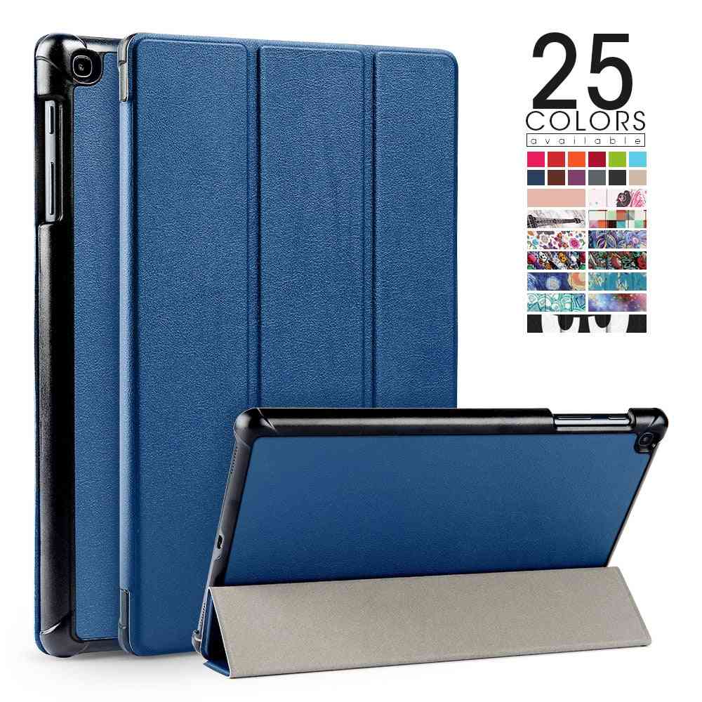 Hard Shell  Flip Stand Pu Leather Case For Samsung Galaxy Tab
