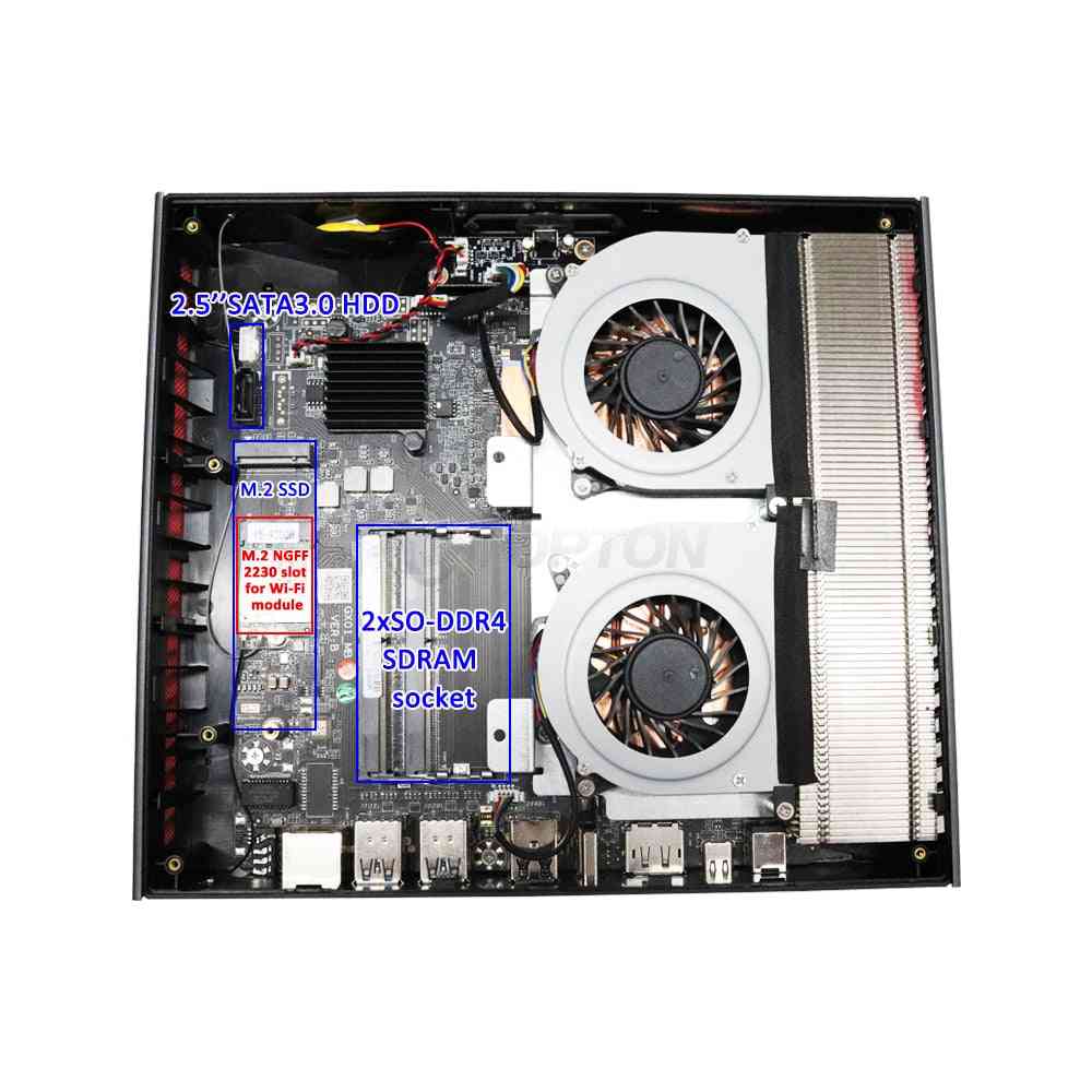 Intel gaming-core i9 8950hk, 4gb spillstasjonær, mini pc