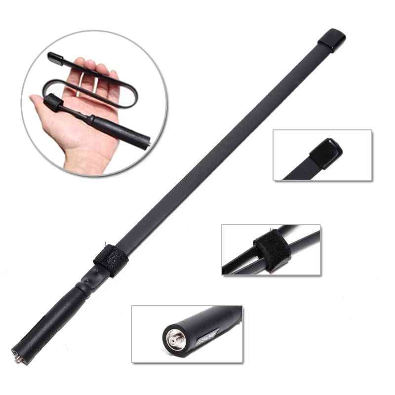 Tactical Antenna, Female Dual Band, Foldable For Walkie Talkie Baofeng