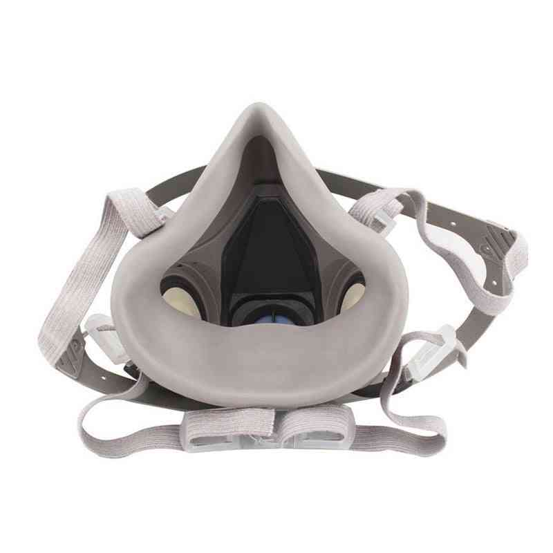 Gas Respirator Half Face Dust Mask For Painting Spraying