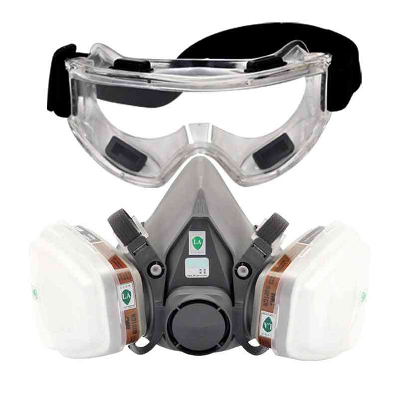 Gassmaske halv ansikts støvmaske for spraymaling