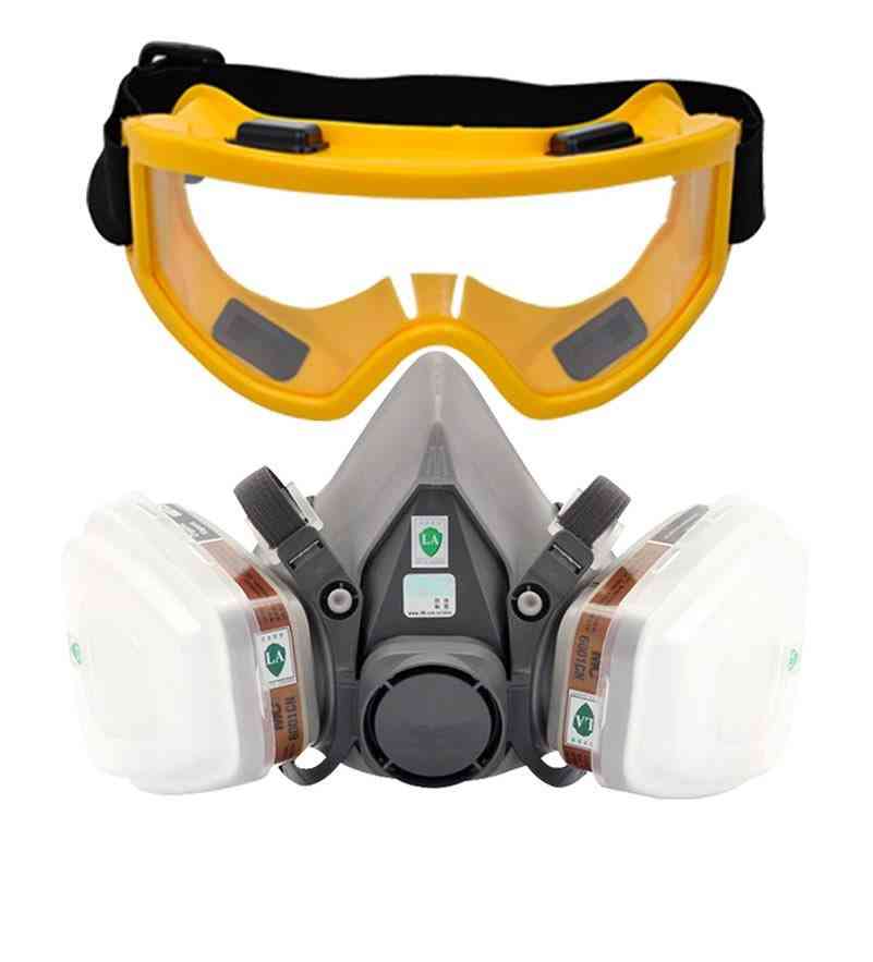 Gassmaske halv ansikts støvmaske for spraymaling