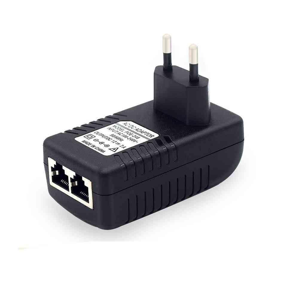 Ac220v  To Dc12v 2a Dc48v- Poe Power Supply, Over Ethernet Injector
