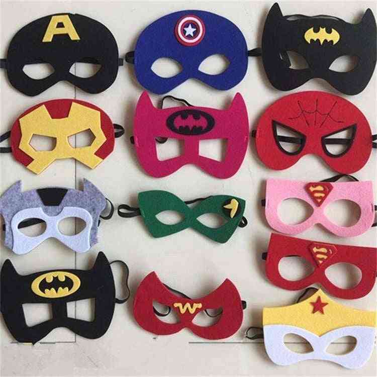 Maska superhrdinu, princezná, halloween, vianočné, detské, párty masky