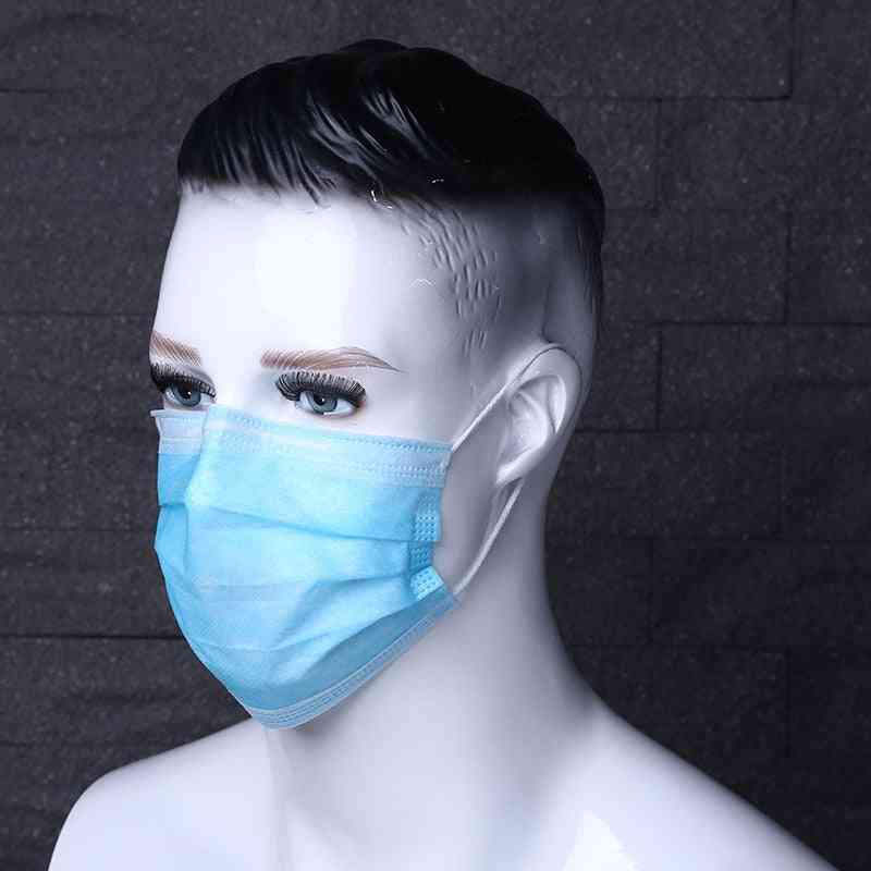 10-100 kosov hitrih zaščitnih mask za prah, zaščitnih netkanih mask za enkratno uporabo