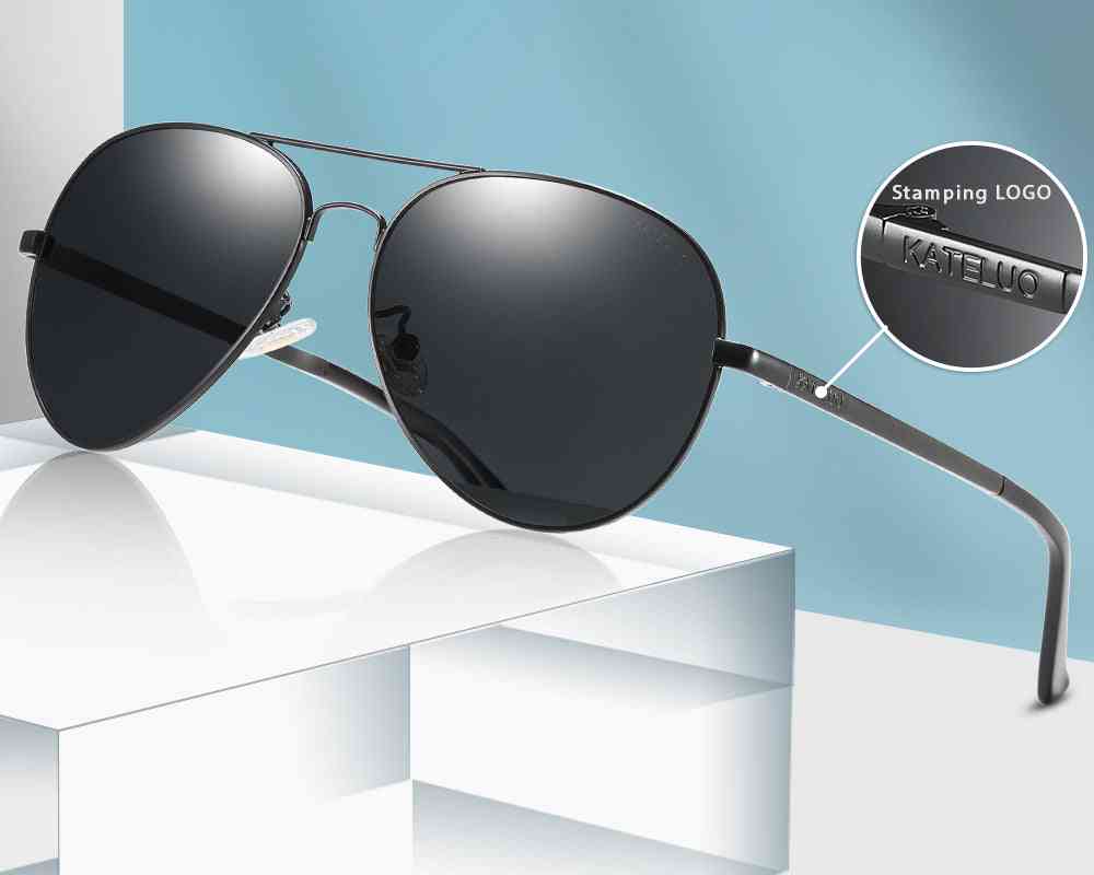 Polarized Sunglasses, Men For Driving Day, Night Vision, Goggles, Photochromic Pilot Glasses
