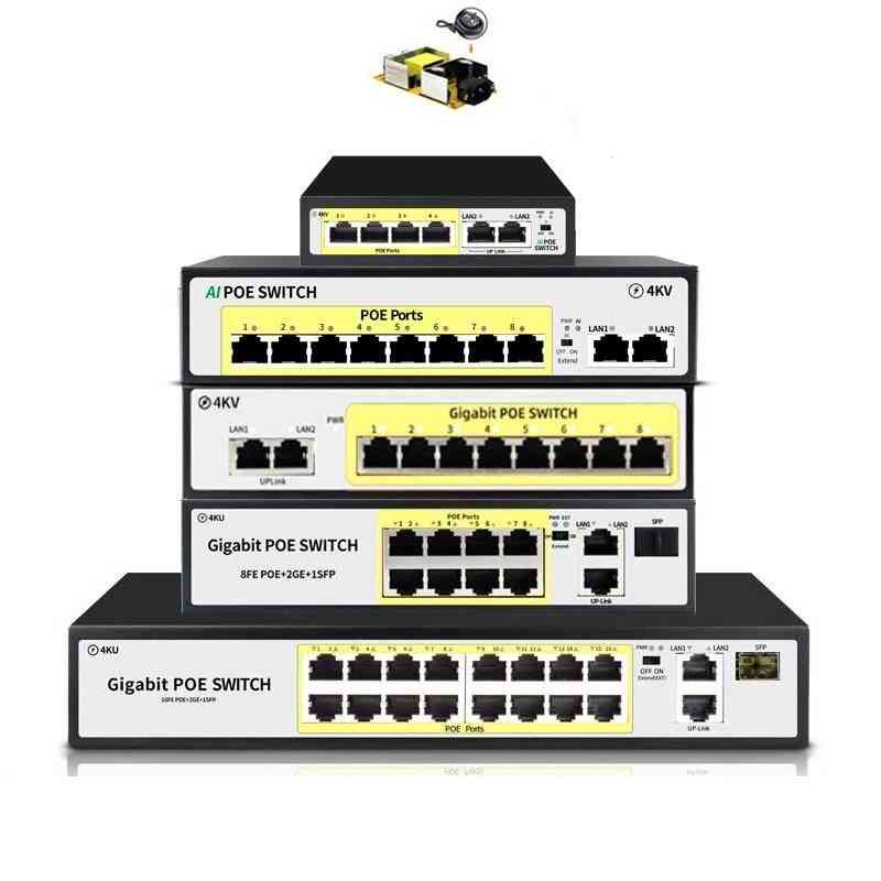 Ip Cameras And Wireless Ap 10/100/1000mbps Standard Network Switch