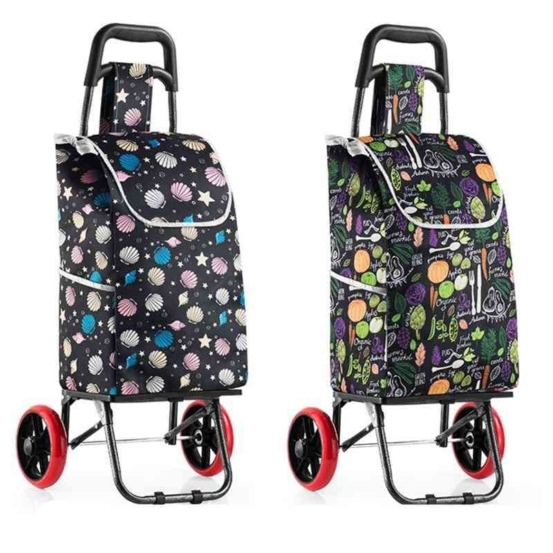 Portable Trolley Cart Large Shopping Bags
