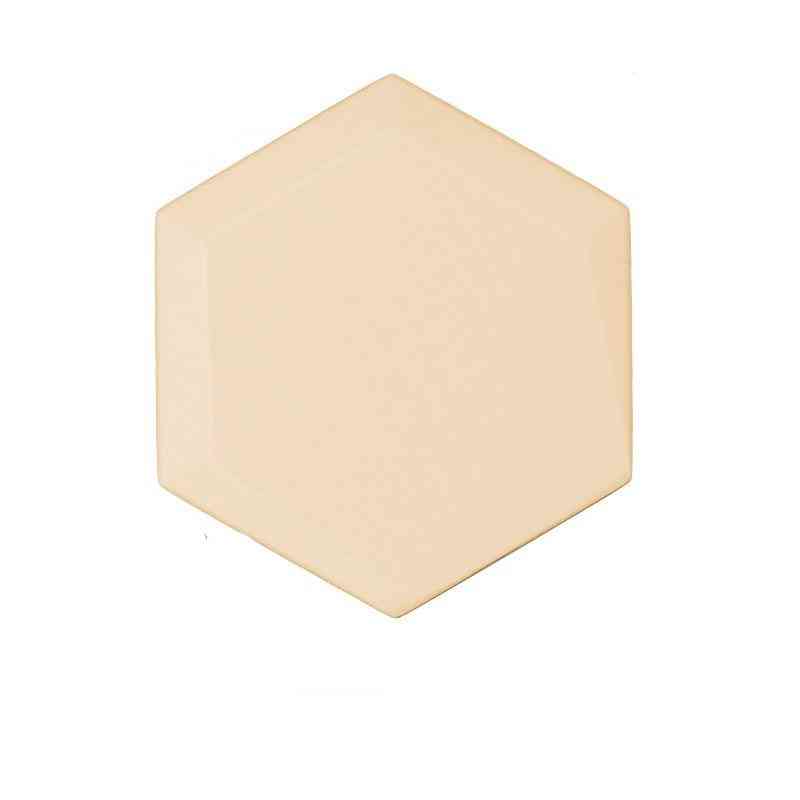 3d- Hexagon Leather, Acoustic Soft Panel For Background Wallpaper