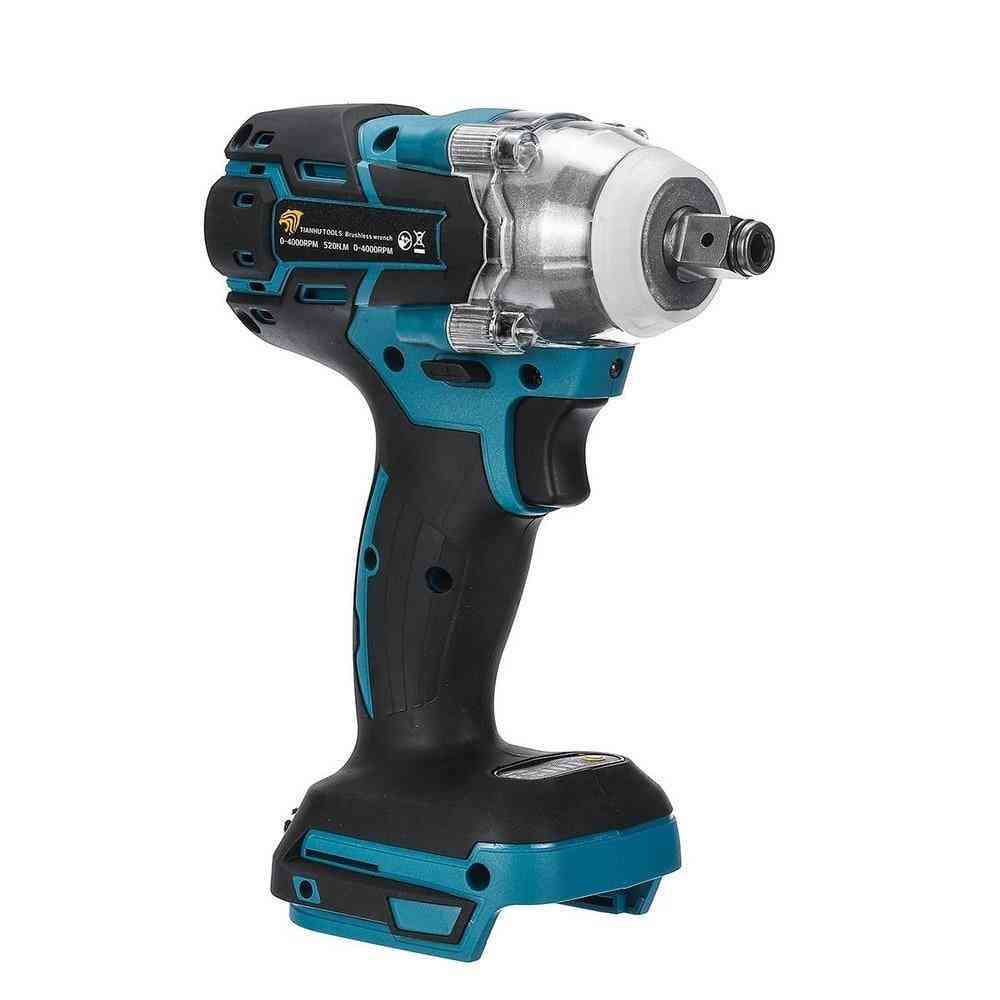 Electric Rechargeable- Brushless Impact Cordless, Socket Wrench Power Tool