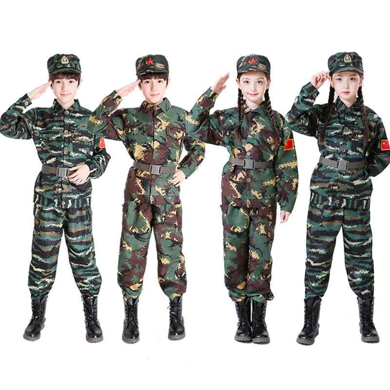 Uniforme militaire, costume d'entraînement garçon, force spéciale, ensemble de pantalons de veste de combat, vêtements de soldat