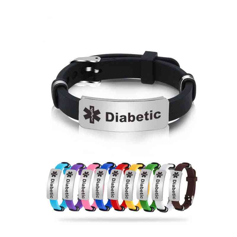 Type1 Diabetes Silicone Bracelet ( Set 2)