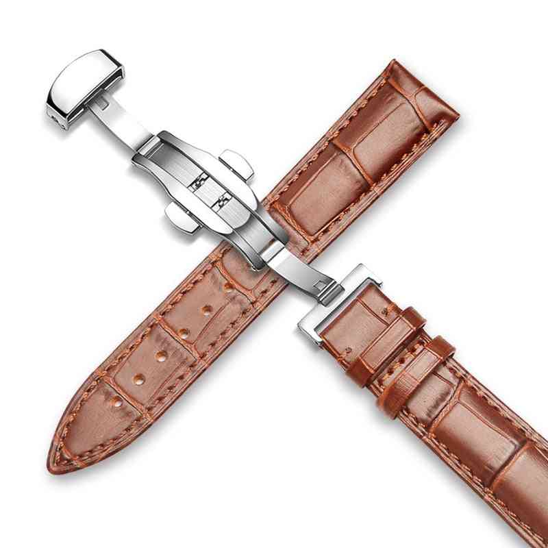 Calf Genuine Leather Watch Band