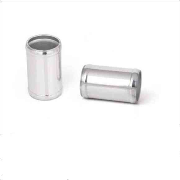 Polished aluminum joiner Pipe