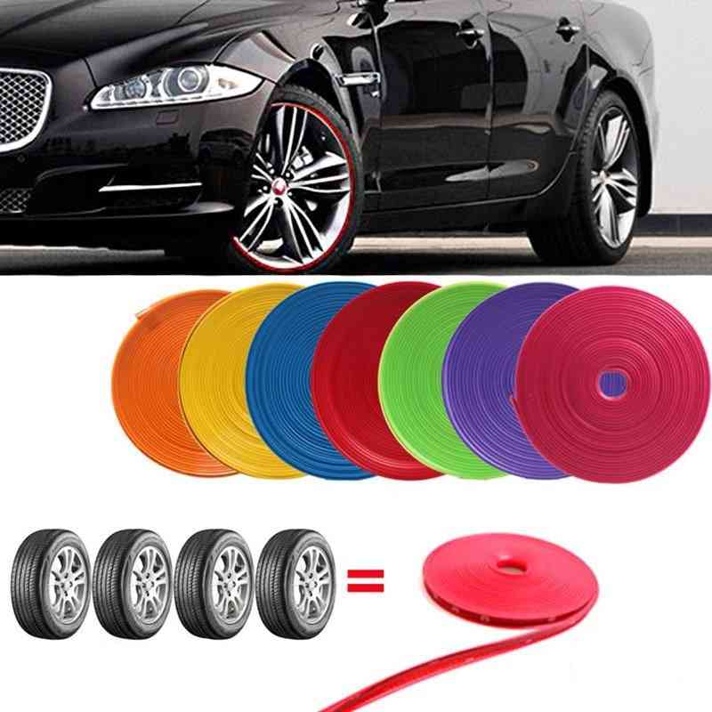 Car Wheel Protection Sticker Decorative Rim Tire Strip