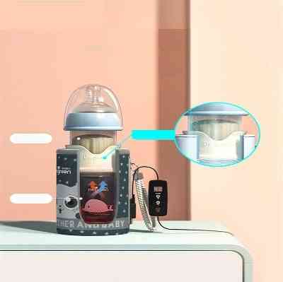Usb Insulation Baby Bottle Warmer Glass Wide Mouth Ppsu Drop Resistant Constant Temperature Water