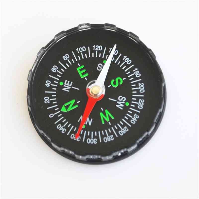 Acrylic Handheld Luminous Compass With Hunting, Camping, Travel Hiking Car Pointing Guide